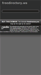 Mobile Screenshot of freedirectory.ws