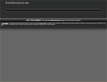 Tablet Screenshot of freedirectory.ws