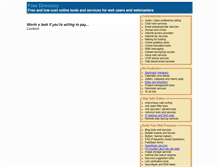 Tablet Screenshot of freedirectory.com